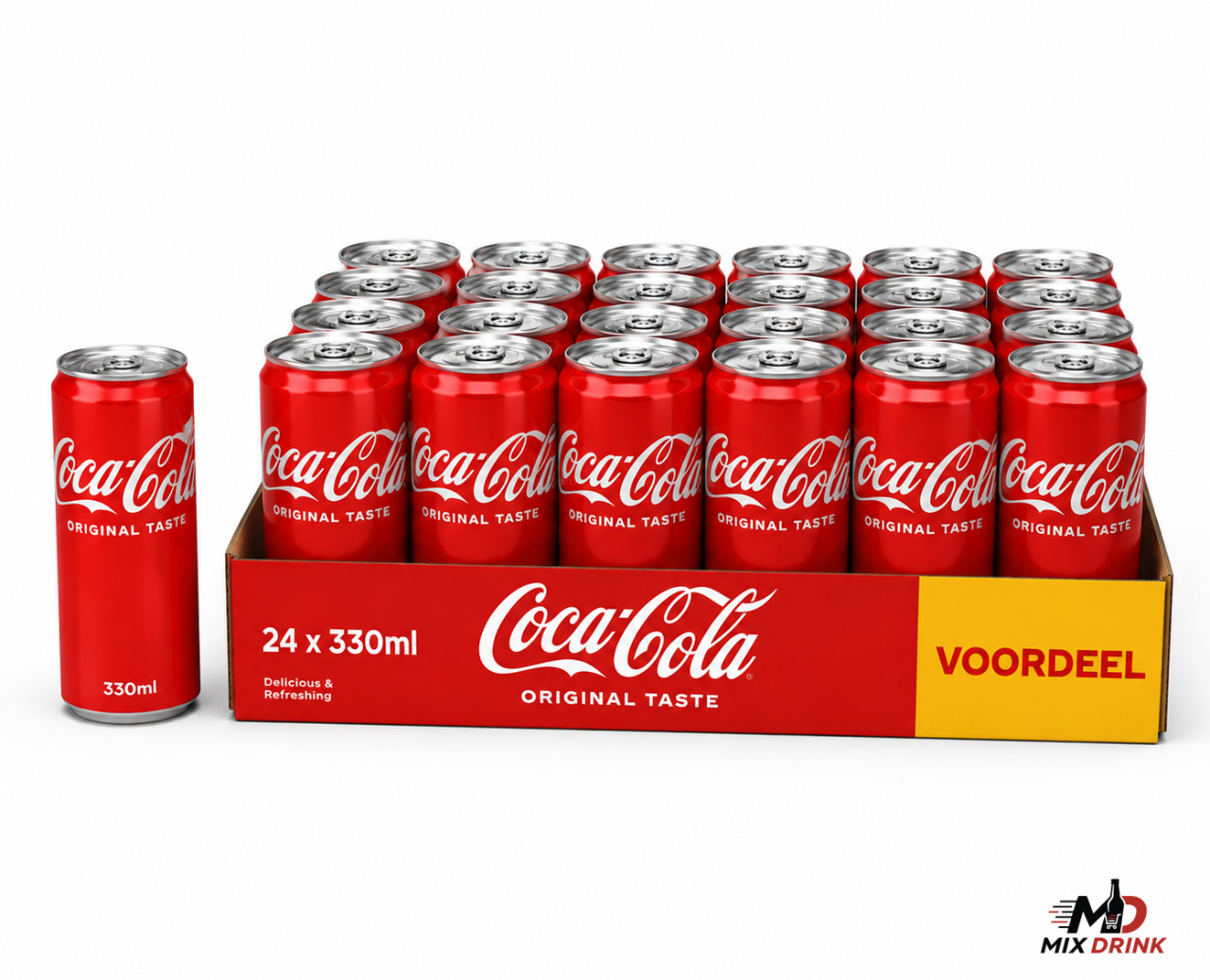 Soft Drinks stocked at Mix Drink BV warehouse